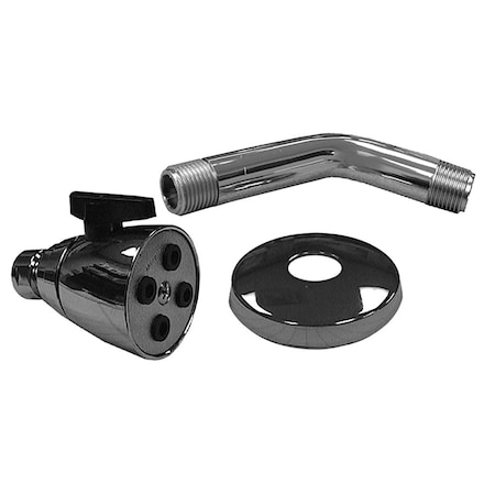 Jones Stephens No. 51 Plumb Kit includes Flange, Shower Arm and Shower Head S03222